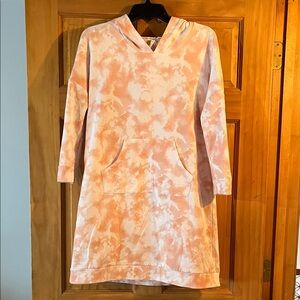 Tie-Dye Hoodie Dress